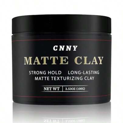 MCNNY Men's Hair Styling Clay 3.53 Oz Firm Hold Matte Finish Hair Clay With Natural Ingredients Add Volume And Texture Premium Men S Hair Type5001