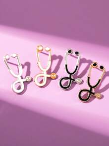 Bộ 14 chiếc ghim cài áo thiết kế ống nghe hoạt hình và nhiều màu sắc, huy hiệu bác sĩ bí ẩn y khoa sáng tạo, phụ kiện trang trí bằng kim loại, phụ kiện văn phòng, áo sơ mi, áo khoác, trang sức, Giáng sinh, Halloween, ghim quần áo, quà tặng giáo viên dễ thương, phụ kiện Halloween, ngày nhà giáo - Nhiều màu - Xem 7