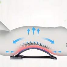 1pc Relaxing Lumbar Back Stretcher, Multi-Layered Back Biscuit, Upper And Lower Back Stretching And Relaxing Lumbar Device Lumbar Support Spine Board With 3 Adjustable Settings For Chair And Car With Massager, Lumbar Soother Home Back Corrector Lumbar Stretcher Lumbar Massager Mat Yoga Fitness Mat - Multicolor - View 7