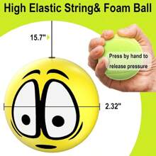 Garage Tennis Ball Parking Aid Kit - Pack Of 2, Car Accessories Parking Guide System, Stop Indicator For Garage Parking Assist, Car Stopper For Easy Vehicle Alignment - eyes*2 - 查看 2