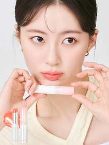 Romand GLASTING Melting Lip Balm 08 Coralia, Lightweight Skin Melting Film, Velvet Iridescent Glow, Breathable Lip Adhesion, Peach Tea Jelly Transparent, Cooling Rose , Frost Mint Oxygen, Portable SOS Lip Balm, Nude Makeup Secret, Korean Cosmetics - 08 Coralia - 查看 7