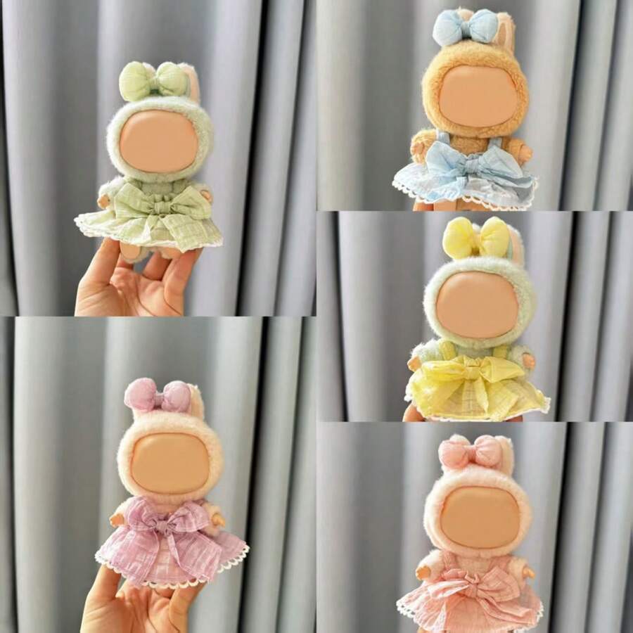 (仅限服装) 新款钥匙扣连衣裙配饰 蝴蝶连衣裙 适合拉布布