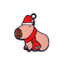 可爱的水豚河豚DIY吊坠首饰套装，可用于制作手链、项链和其他首饰。适合DIY爱好者。也非常适合馈赠亲朋好友。