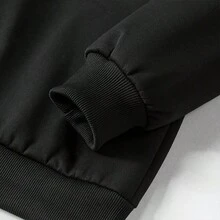 男士秋冬保暖羊羔绒套头卫衣，休闲百搭，适合日常穿着、通勤、户外运动，内衬保暖层，简约圆领设计