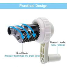 Pencil Sharpening Machine, Hand Crank Pencil Sharpener Manual Pencil Sharpeners Cutter For Classroom Home Offi Drawing Style 3, White - 粉色 - 查看 3