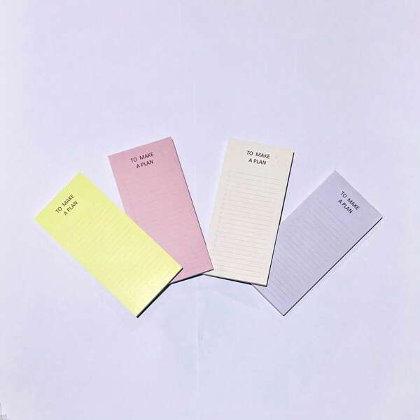 2 Stücke minimalistisches, leichtes Business-Planer-Notizbuch, spiralgebunden, tragbares Abreißblock-Memo-Pad