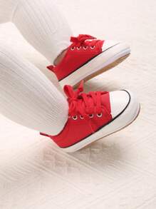 1pair Fashionable Basic Comfortable Outdoor Baby Sports Shoes