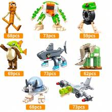 545PCS Italian Brainrot Toy Building Blocks For Adults,Tralalero Tralala Shark Action Figures,Weird Stuff Collectible,Creative Toys And Games,Tung Tung Tung Sahur Anime Gift Set - Italian Brainrot - View 3