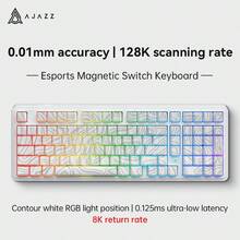 AJAZZ AK980MAX 有线磁轴键盘，定制密封结构，全磁轴，全键热插拔，高品质侧印键帽，RGB DIY - 彩色 - 查看 12