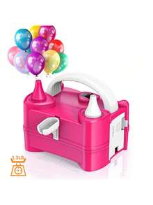 Inflador eléctrico portátil de globos, Bomba de aire eléctrica para globos 220V-240V 400W, Adecuada para decoración de fiestas con inflado de globos