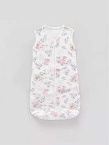 1pc Infant Sleeveless Printed Lightweight Sleep Sack, Spring/Summer - Suitable for 0-6 Months - View 7