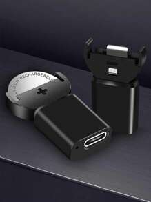 C-Type Lithium Button Battery Charger For LIR2032, LIR2025, ML2032, ML2025, CR2032 And Other Models, USB-C Charging (Batteries Not Included)