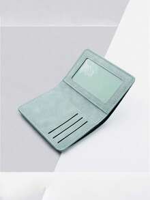 休闲时尚迷你超薄多功能钱包驾驶证PU皮套多卡位证件夹男士钱包迷你钱包零钱包男士钱包真皮小钱包钱夹 - 彩色 - 查看 9