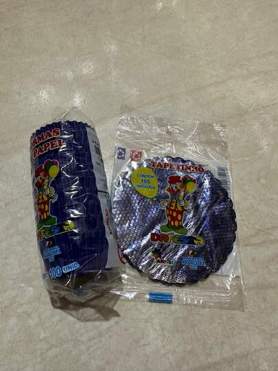 Forminha +tapetinho n°3 de Papel Lisa para Doces - Cores/ 200 unidades