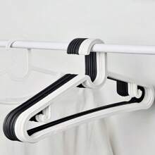 1/20 件塑料防滑薄衣架，适用于服装店的简易衣架 - 彩色 - 查看 22