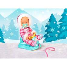 Famosa Nenuco Y Su Trineo Set De Juego De Nenuco Ideal Para La Diversión De Los Más Pequeños, Atuendo y Trineo Para La Nieve - Multicolor - Ver 4