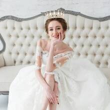 Perlengkapan Pesta Ulang Tahun Bling Rhinestones Mahkota Tiara Emas Selempang Putri Ulang Tahun untuk Wanita Aksesori Rambut Selamat Ulang Tahun Hadiah Prom Dekorasi - MultiWarna - View 8