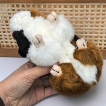 可爱仓鼠毛绒玩具，圣诞派对毛绒玩偶，面料柔软舒适，儿童生日和复活节礼物 - 多色 - 查看 13