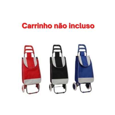 Capa Bolsa Saco de Tecido p/ Carrinho de Feira Carrinho de Compras NÃO INCLUI CARRINHO BOLSA DE CARRINHO