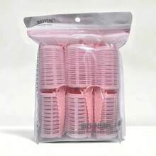 Kit 6 Large Hair Curlers + 6 Clips, DIY Styling Tool, One Size 6.3x4 CM - Màu Hồng baby - Xem 7