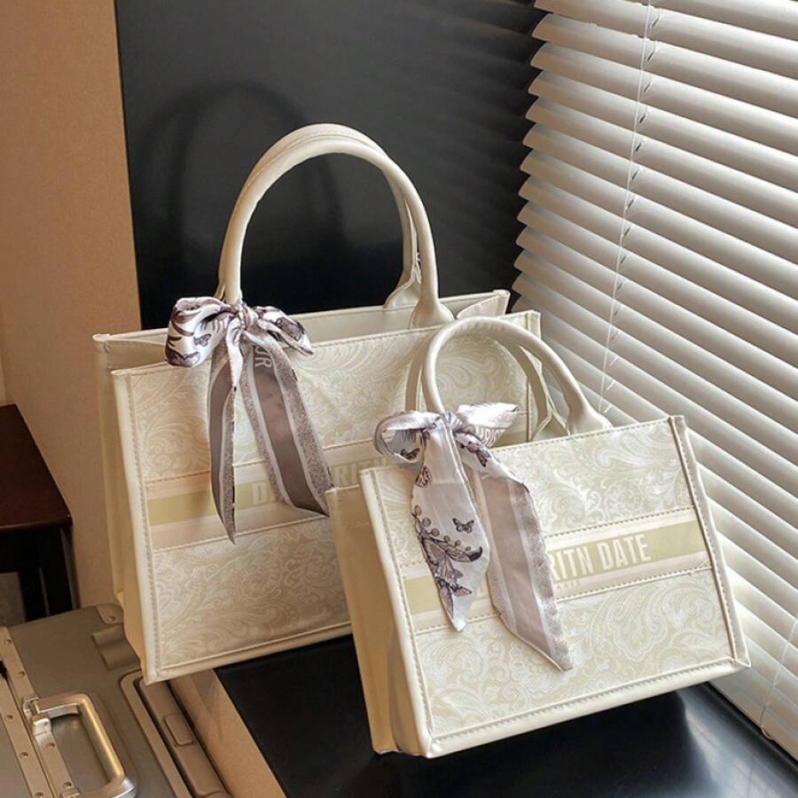 Women Shoulder Bags - 白色小號 - 查看 1