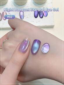 LYTTOA 15ML Summer Dinner Glass Beads Cat Eye Gel Nail Polish Soak Off Varnish Semi Permanent Magnetic Gel Professional Use In Nail Salons 1pc/3pcs - Multicolor - View 9