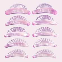 10/8pcs Lashlift Pads Shields 2025 New No Glue Eyelash Lifting Shield Self Sticky Lash Lift Rods Lami Lamination Roller U Curler Pad Soft Eyelash Perm Rod 5 Size Air Bubble Silicone-Light Weight Guard - Multicolor - View 6