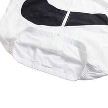 Nike Áo khoác thể thao NSW LOGO OS TRACK JKT, lót lưới, cổ đứng, thích hợp cho nữ tập luyện trong nhà/ngoài trời HV4108-100 - Trắng/Đen - Xem 4