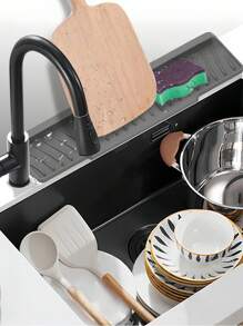 حماية رذاذ حوض المطبخ، غطاء رذاذ الحنفية، صينية تنقيط المقبض، قطعة قماش غسيل أطباق متعددة الأغراض للمطبخ، حصيرة رذاذ الحنفية المحسنة 29.92/24.01 بوصة، حصيرة سيليكون للحنفية، حصيرة تجفيف الحنفية، حصيرة سيليكون لحماية رذاذ الحنفية، حصيرة سيليكون لالتقاط مياه الحنفية للمطبخ والحمام والحوض اليدوي، حصيرة مقاومة للرذاذ، حصيرة سيليكون للبالوعة، جهاز متعدد الوظائف لحماية سطح الحوض من الرذاذ