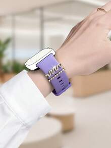 3PCS Little Boy Planet Spaceship Series Decorative Ring+Quick Release Strap Bracelets Compatible With Huawei Watch Fit 3 4 Silicone Band Strap Compatible With HUAWEI FIT 4 Pro - one-size - View 8