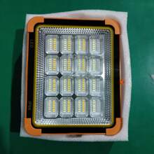Tragbare Solar-LED-Arbeitsleuchte, 2400mAh wiederaufladbar, 5 Beleuchtungsmodi Scheinwerfer, geeignet für Stromausfall, Autopflege, Camping, Baustelle
