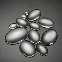 5-50 cái/lô Nhiều kích cỡ Cabochon thủy tinh trong suốt hình bầu dục mặt phẳng Cabochon thủy tinh trong suốt dùng làm đồ trang sức tự làm - Thủy tinh - Xem 4