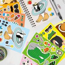 8张全新意大利 Brainrot AI 动物拼图贴纸搞笑 Tungtungtung Sahur 笔记本笔记本电脑吉他滑板手机装饰贴纸 - 彩色 - 查看 5