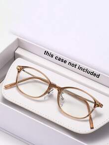 1副Y2K风格长方形镜框女式眼镜（镜框宽度=133mm），原宿风时尚眼镜，日常佩戴，带眼镜盒，小框眼镜 - 彩色 - 查看 17