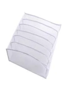 1 件衣服和裤子收纳整理器，家庭衣柜分层收纳盒，可折叠内衣隔层整理箱，适用于衣柜、抽屉、返校