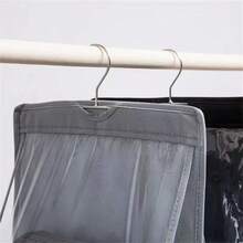 Multipurpose Organizer Bag Holder With Hanger For Wardrobe - màu đen - Xem 3