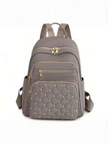 Bestseller In Multicolor Women Fashion Backpacks,Malist Flower Embroidery Functional Backpack For Women, Business Casual Commuting Travel Backpacks, Cute Multi-Compartment Versatile Computer Daypack, Portable Campus School Bag For Junior High School And College Students, School Backpack, Elementary School, Middle School, High School, Back To School Bags, Waterproof, Lightweight, Classic Casual, Suitable For Teen Girls Women College Students, Teacher, Perfect For Back To School, First Day Of School, Middle School, High School,