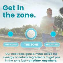 NeuroGum Energy & Focus Mints (Peppermint, 90 Pieces) | 40mg Natural Caffeine + L-Theanine + Vitamin B12 & B6 | Sugar Free Nootropic Cognitive Brain Performance Supplement - bạc hà - Xem 7