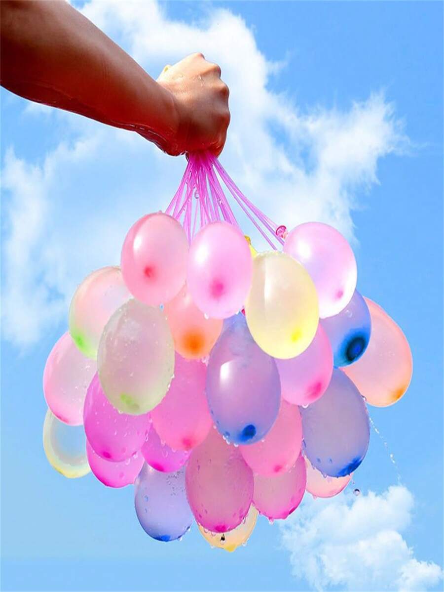 Assorted Color Water Balloons, Quick Fill Water Balloons, Self-Sealing Water Balloons For Water Fight, Summer Outdoor Fun