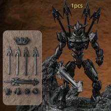 1 pezzo Set di bambole giocattolo fatte a mano, figura d'azione fai-da-te, decoro da scrivania, ornamento sospeso, materiale ABS, adatto per Ognissanti, Natale, compleanno, ritorno a scuola, regalo