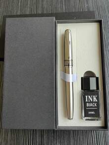 [Custom] Provide 1pc High Quality Custom, High-Quality Heavy Metal Feel, 0.5 Tip Steel Pen, With 1pc Gift Box Pocket Clip - Smooth Writing, Refillable Medium Nib, Comes With 2pcs Refills, Elegant Gift Box, Personalized Business Gift - Unique, Thoughtful Pen Gift Set For Coworkers, Friends, Family, Christmas, Back To School, Graduation, Father's Day, Thanksgiving, Valentine's Day, Mother's Day, Teacher's Day - Multicolor - View 33