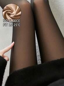 1条装 80克/220克/300克 女士性感透视黑色连裤袜，商务性感紧身裤，适合春、秋、冬季穿着，保暖内衬，时尚百搭，秋季新款，保暖打底裤（适合5-15℃）