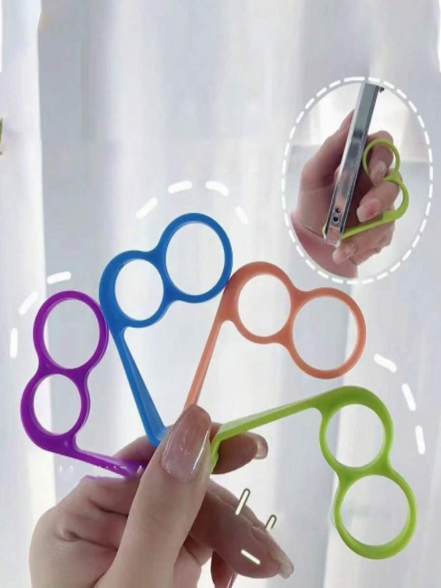 指夹式手机支架，慵懒手机支架，创意小礼物，多功能手机支架，追剧伴侣