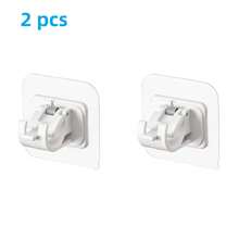 20/16/8/4/2件套公寓宿舍装饰窗帘杆无需钻孔支架，无需钻孔固定器租客友好型粘性窗帘挂钩，用于悬挂窗帘，适用于房车百叶窗、宿舍厨房卧室家居浴室