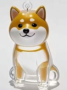 1pc Transparent Cute Dog Hair Storage Hanging Decor, Pet Hair Collection Box For Golden Retriever Schnauzer Hair Keychains