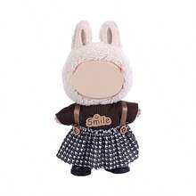 1 Set 17 Cm Doll Clothing Set (No Doll, Shoes, Glasses), Compatible With Labubu,Clothing Set Suitable For 6.7-Inch Doll Set, Fashionable And Unique Hat And Clothing Accessories, Suitable For First/Second/Third Generation Dolls To Play And Display ,Clothing Set Only,(Excluding Dolls And Shoes) - Multicolor - View 9