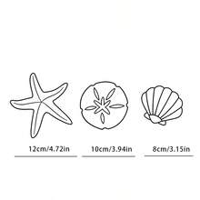 1pc Transparent Decorative Starfish Sticker, High-Quality Waterproof Sticker, Suitable For Car Windows, Laptops, Helmets, Mugs And More