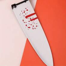 1 peça de faixa de cabeça de plástico com faca de horror para festa de Halloween, acessórios para cabelo de festa de Halloween, acessório de cabeça para cosplay de Halloween, acessório de cabeça para dramatização de Halloween, acessório de cabeça com piercing simulado de Halloween, acessório de cabeça, adequado para festas, reuniões, uso em feriados - Multicolorido - Ver 3