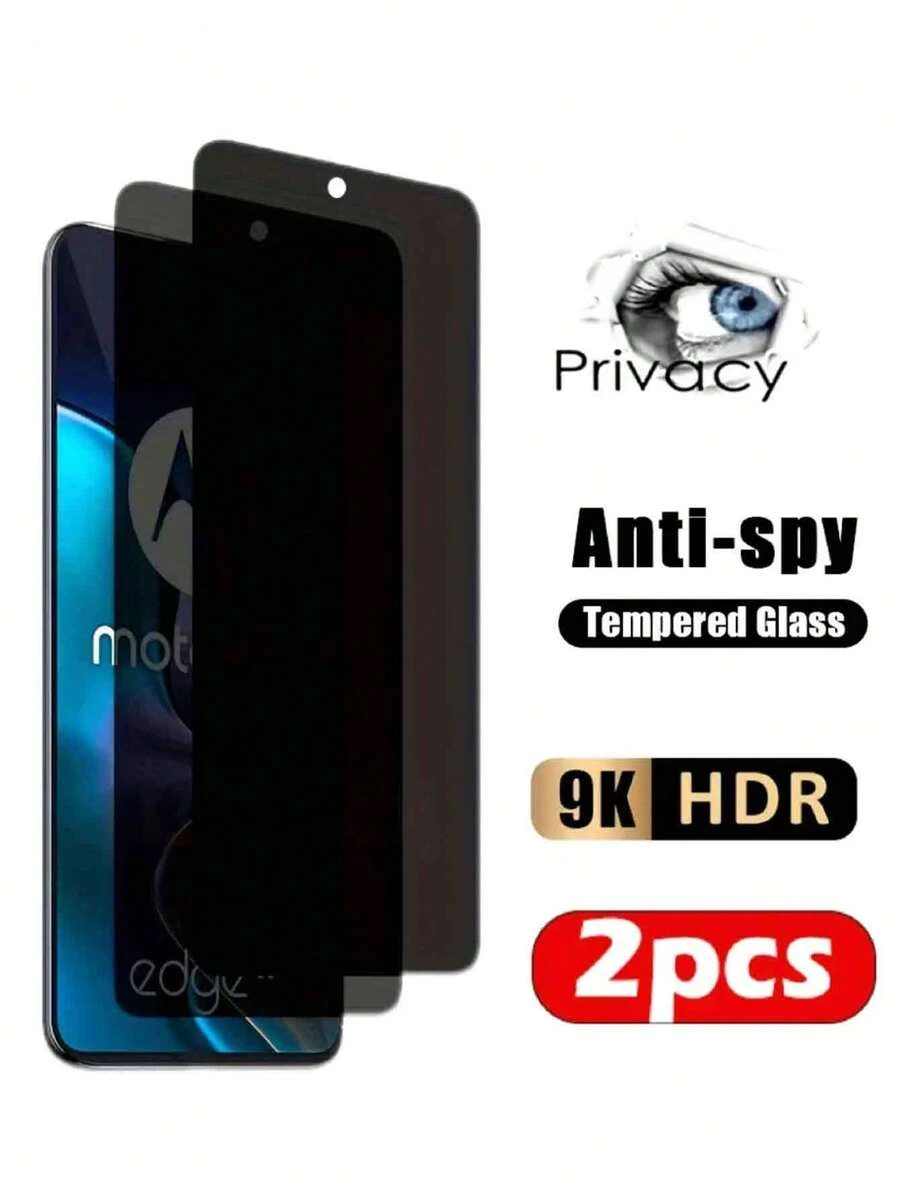 2 Packs Privacy Tempered Glass Compatible With Motorola Moto G84 G54 G14 G34 G64 G64 G24 G24 G15 G24 G24 G22 E13 E13 E15 G Power 2025 G Stylus 2024 2024 2022,9H+ Screen Protector Film,Glossy Finish,Anti-Fingerprint,Anti-Scratch,Easy Installation Screen Protection Essentials, Applicable To Daily Shield, Office, Home Privacy Screen Protector Phone Screen Protector Phone Accessories Waterproof Shockproof Anti-Fall Anti-Fall Full Cover