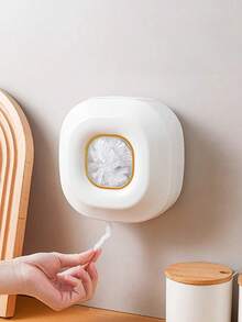 1pc Kitchen Mounted Dust-Proof Wrap Dispenser Box, Versatile Storage - Multicolor - View 4